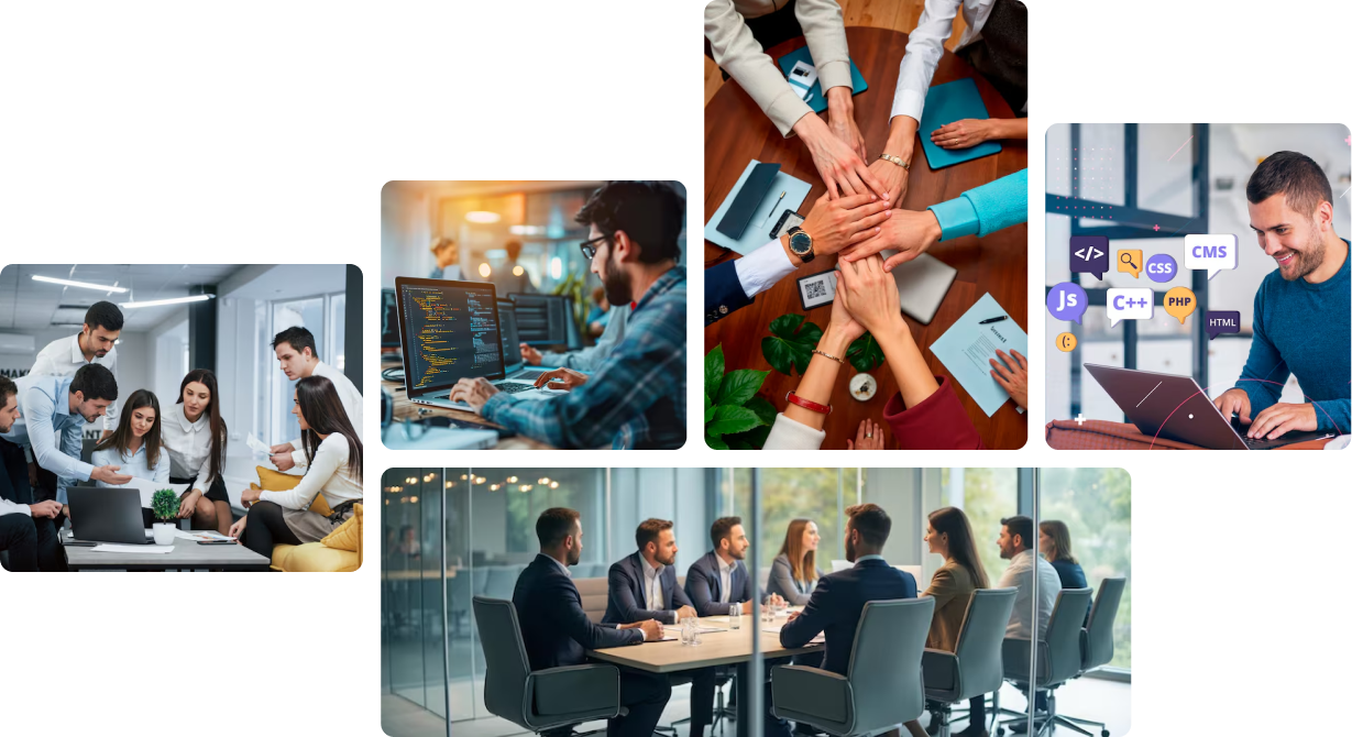 eDelta Technologies Team and Innovation Collage